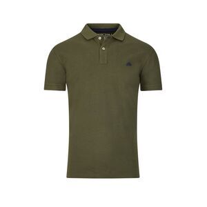 Raging Bull Mens Classic Natural Polo Shirt / Army Green